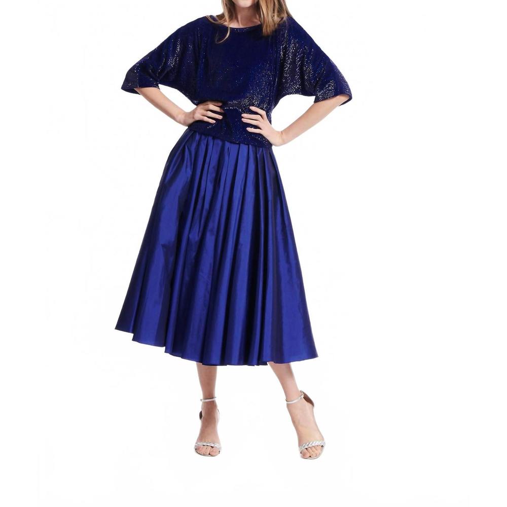 NEW EMILY SHALANT dolman sleeve top in royal